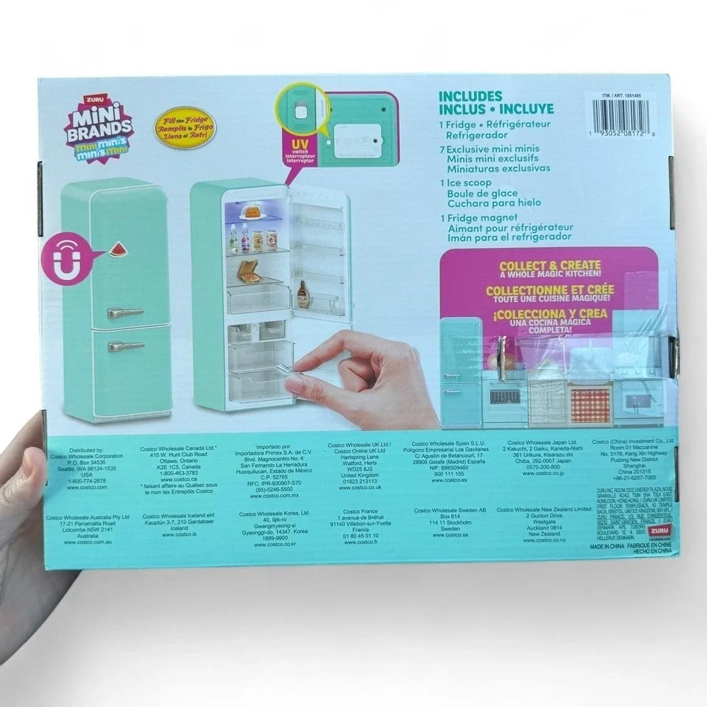 ZURU Mini Brands Fill the Fridge Collectible Playset NIB Kidcore Miniatures Y2K